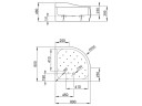 Душевой акриловый поддон RADAWAY KORFU 4S88400-03