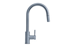 Смеситель &quot;Юкинокс&quot; UM2181, Нержавеющая сталь выдв. лейка