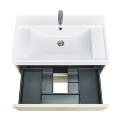 Тумба под раковину Roca Ona 800 подвесная, 2 ящика, светлый дуб (A857630512)