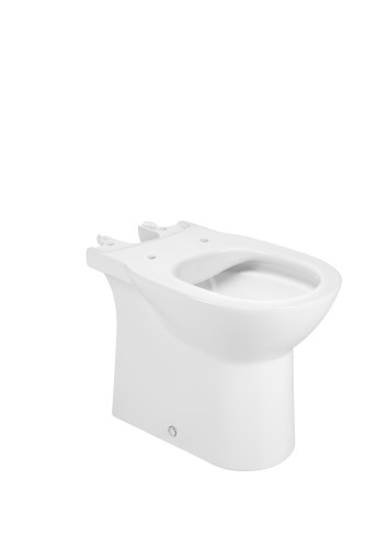 Roca DEBBA Round Чаша напольная безободковая, двойной выпуск