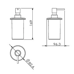 Дозатор для жидкого мыла Langberger Lugano 23021A-01-00