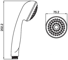 ручной душ Esko Shower Sphere Solo SSP751
