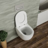 Унитаз подвесной безободковый D&K Matrix DT1396016, белый