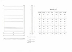 Полотенцесушитель водяной Двин форма лесенка 80х50, цвет Хром (4627086038671)