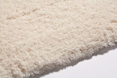 Batex Cotton Plus, односторонний квадратный коврик из 100% хлопка с противоскользящим покрытием, размер 60x60 см, цвет серебристый