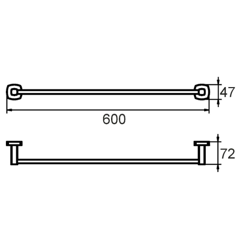 Полотенцедержатель Milardo Volga VOLSM10M49