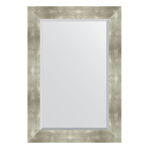 Зеркало настенное с фацетом EVOFORM в багетной раме алюминий, 66х96 см, BY 1180