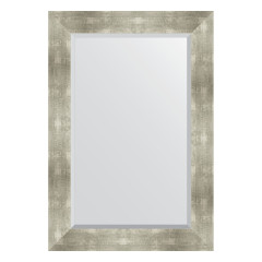 Зеркало настенное с фацетом EVOFORM в багетной раме алюминий, 66х96 см, BY 1180