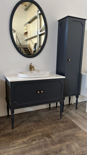 Комплект для ванной Atoll Ренессанс серый индиго