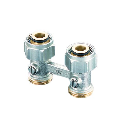 Присоединительный узел Oventrop Multiflex F ZB проходной ?"НГх ?"НР