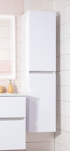 Шкаф пенал Бриклаер Мальта 38 4627125415296 подвесной Белый