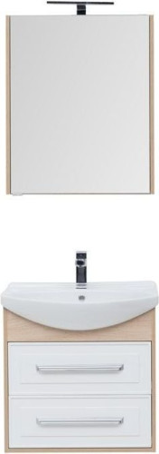 Мебель для ванной Aquanet Остин 65 дуб сонома/белый