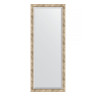 Зеркало напольное с фацетом EVOFORM в багетной раме прованс с плетением, 78х198 см, BY 6104