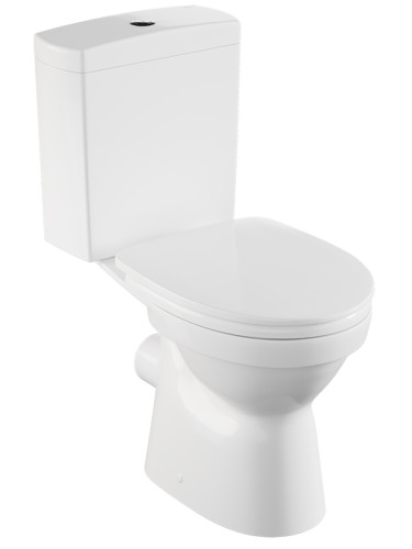 Унитаз-компакт Vitra Norm Eisberg 355х640х805, сиденье термопласт с микролифтом, белый (9844B099-7201)