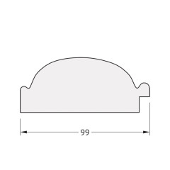 Зеркало настенное Polygon EVOFORM в багетной раме византия золото, 63х78 см, BY 7222