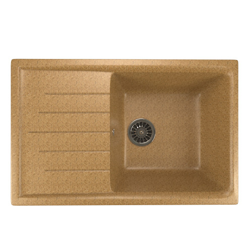 Мойка из искусственного мрамора MIXLINE ML-GM19 49,5x75 (525148)