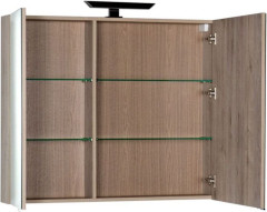 Зеркало-шкаф Aquanet Мадейра 100 дуб кантри