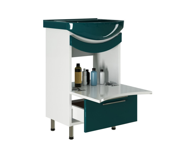 Тумба под раковину Альфана-52 MIXLINE Радуга-52 зеленый (522465)