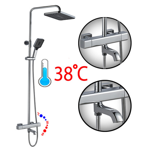 Душевая система с термостатом  ALMAes SDI-1803 хром