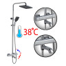 Душевая система с термостатом  ALMAes SDI-1803 хром