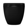 Унитаз подвесной безободковый D&K Matrix DT1396025, черный