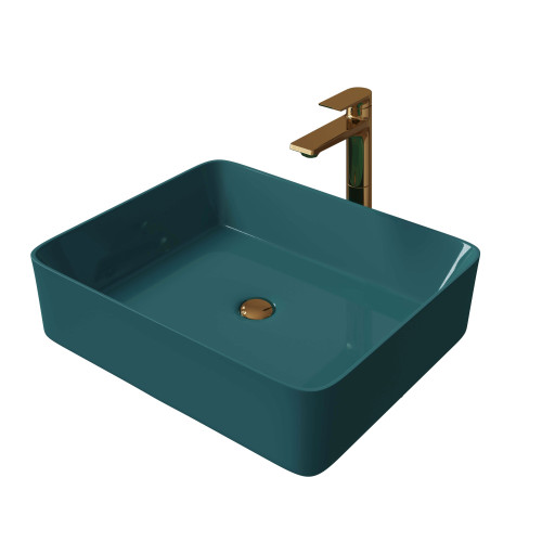 Раковина Grossman GR-3016OLM (480*370*135) СВЕТЛОЗЕЛЕНАЯ МАТОВАЯ