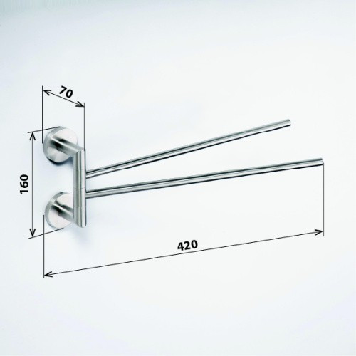 Полотенцедержатель Bemeta Neo stainless 104204105