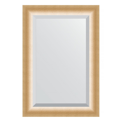 Зеркало настенное с фацетом EVOFORM в багетной раме травленое золото, 66х96 см, BY 1181