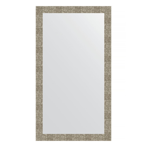 Зеркало настенное EVOFORM в багетной раме соты титан, 76х136 см, BY 3308