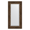 Зеркало настенное с фацетом EVOFORM в багетной раме состаренное дерево с орнаментом, 62х122 см, BY 3508