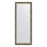 Зеркало напольное с фацетом EVOFORM в багетной раме старое дерево с плетением, 78х198 см, BY 6105