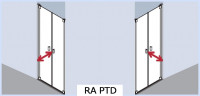 Душевая дверь Kermi Raya RA PTD 10020VAK