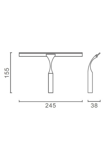 Скребок для душа Altrobagno SW 081801 Cr