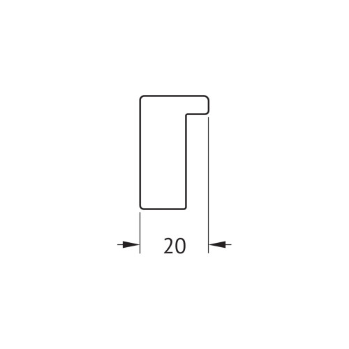 Зеркало настенное  EVOFORM в багетной раме белый, 46х66 см, BY 7470