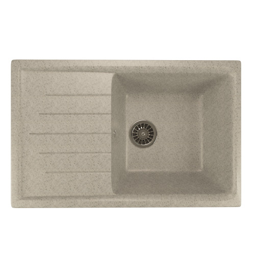 Мойка из искусственного мрамора MIXLINE ML-GM19 49,5x75 (525149)