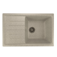 Мойка из искусственного мрамора MIXLINE ML-GM19 49,5x75 (525149)