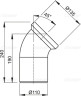 Колено для унитаза Alcaplast A90-45