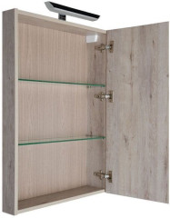 Зеркало-шкаф Aquanet Мадейра 60 дуб кантри