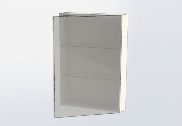 Зеркало-шкаф Aquanet Мадейра 60 дуб кантри