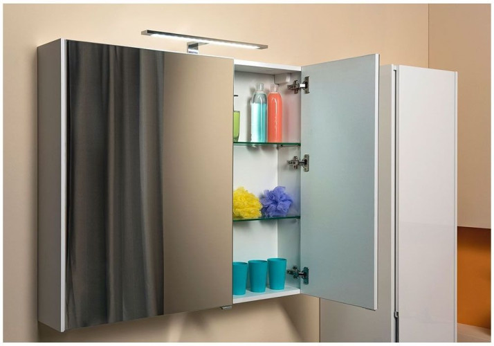 Зеркало-шкаф Aquanet Тулон 100 белый