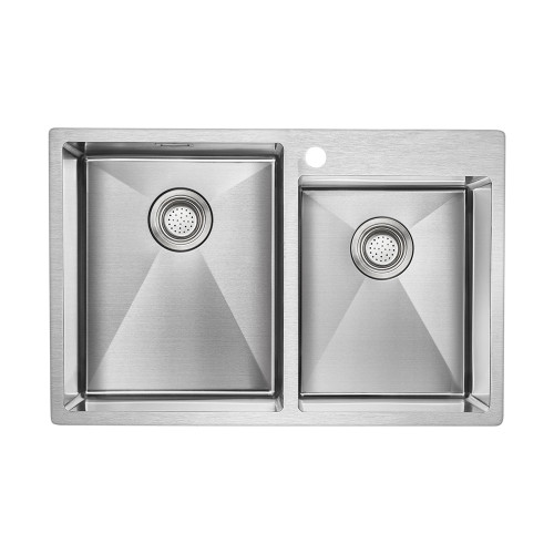 Мойка нерж. сталь Paulmark AISI304 BERMAN, PM517851-BS, брашированная нерж.сталь, 780х510мм, Paulmark