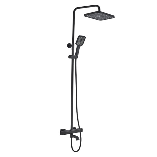 Душевая система с термостатом ALMAes SDI-1801 черная 