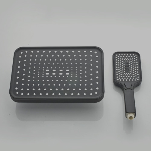 Душевая система с термостатом ALMAes SDI-1801 черная 