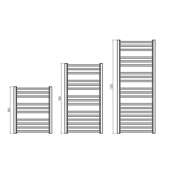 Водяной полотенцесушитель Grota Calma 48х150