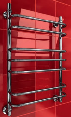 Полотенцесушитель водяной Двин форма лесенка 80х50, цвет Хром (4627086039036)