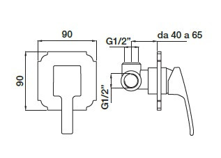 Смеситель Bugnatese Vintage 9830