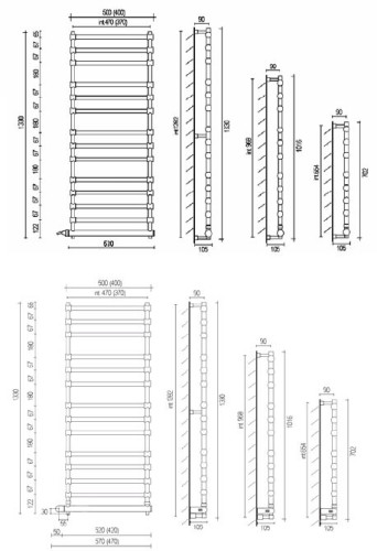 Полотенцесушитель Margaroli Sole 564-11