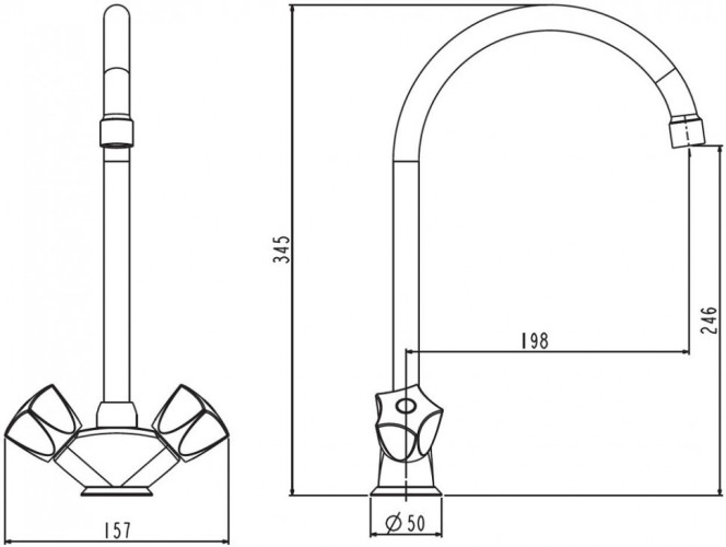 Смеситель Esko Moscow MS 06 (MS 519)