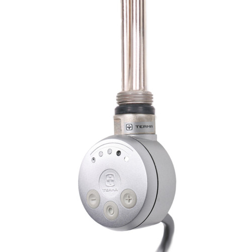 Электрический ТЭН Мег 1.0 300W Silver Matt, кабель спиральный с вилкой