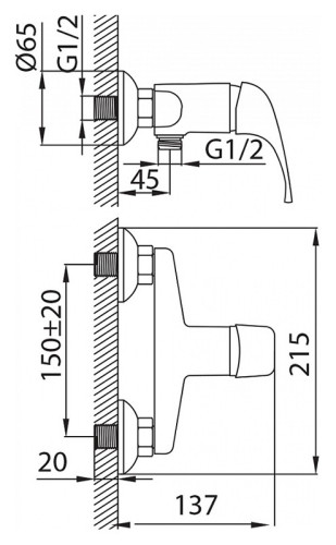 Смеситель Milardo Davis DAVSB00M03
